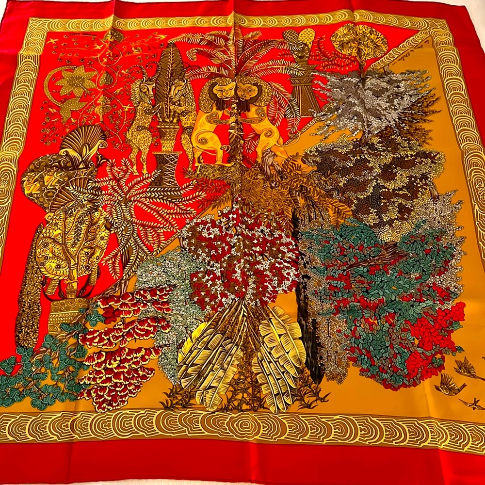 Hermes scarf. Les Legendes de l’Arbes